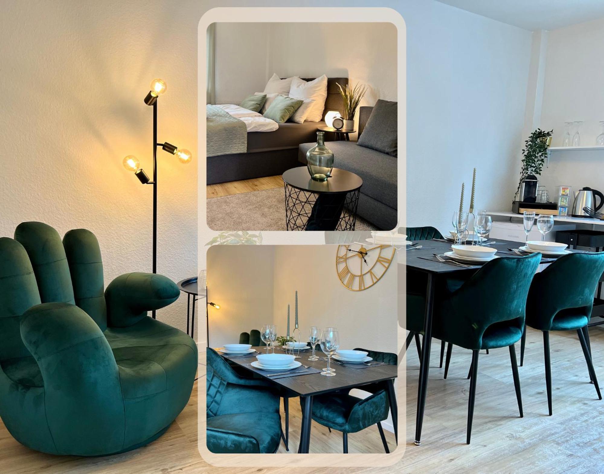 Design Apartment Mit Balkon - Kueche - Netflix Essen Exterior photo